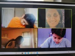 STUDENTS GIVING MUSIC THEORY EXAM ONLINE DURING PANDEMIC